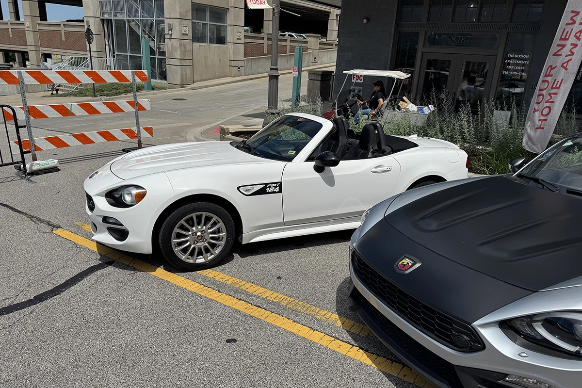 FIAT 124 Spider representing the Kansas City FIAT Club at Festa Italiana 2026