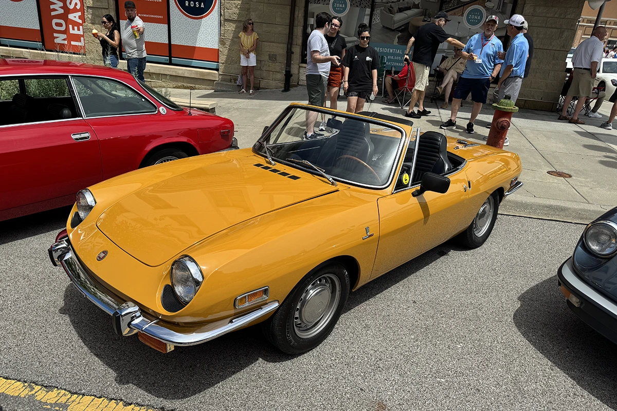 Vintage FIAT 850 Spider at Festa Italiana 2026 at Zona Rosa