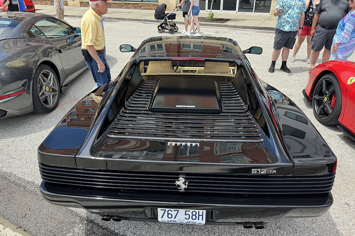 Ferrari Testarossa at the Festa Italiana Motori show in Kansas City