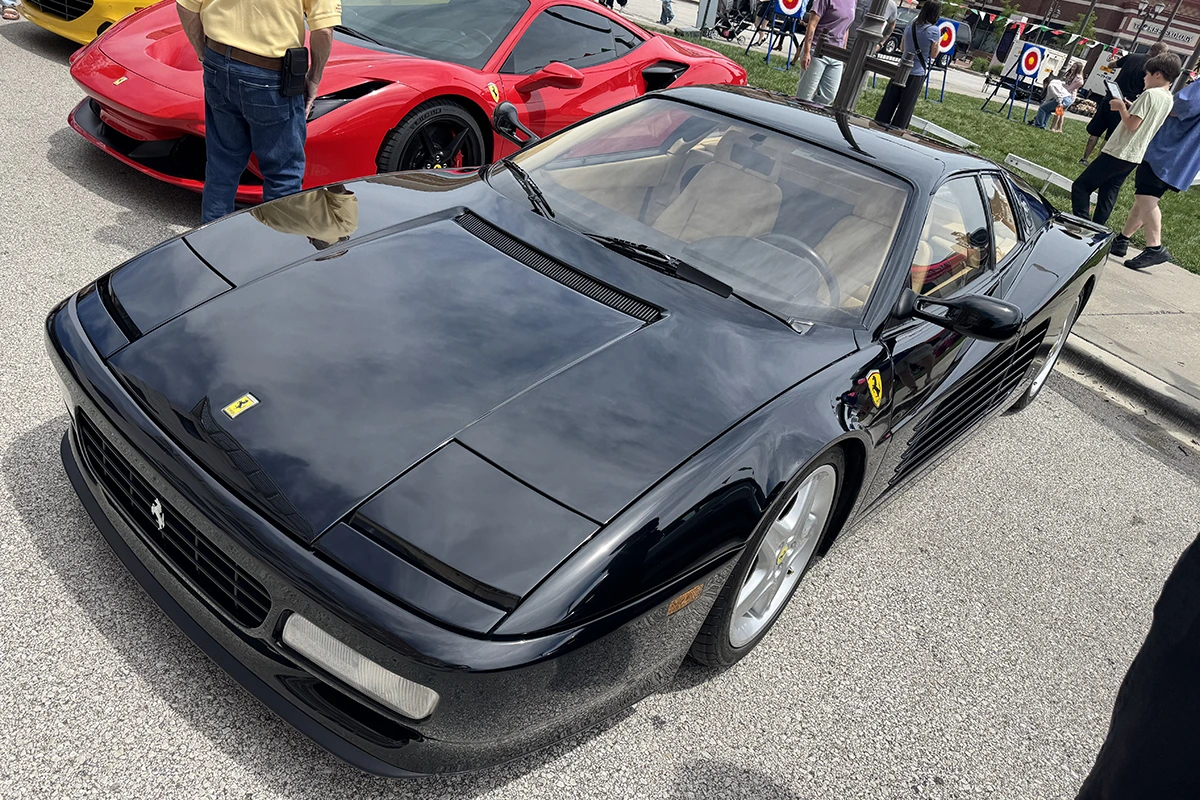 Ferrari Testarossa at the Festa Italiana Motori show in Kansas City